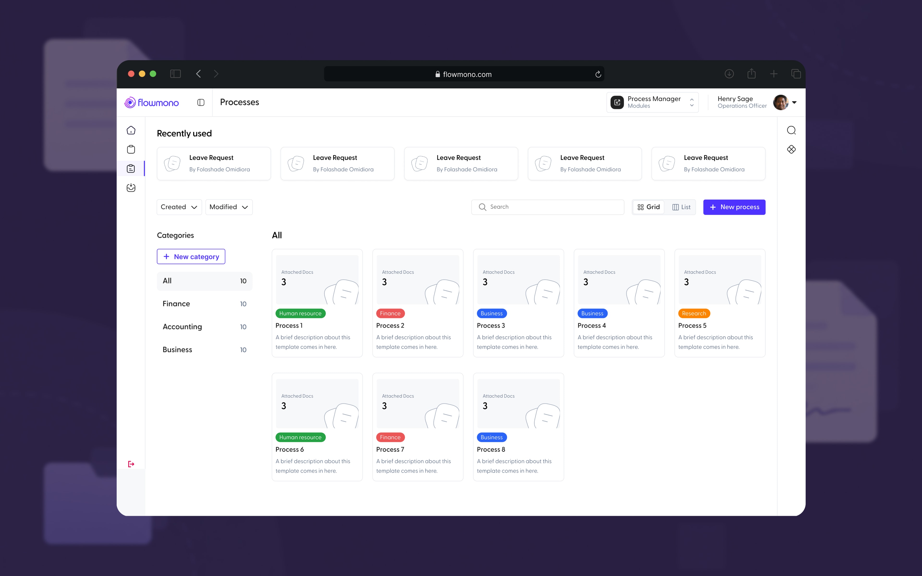 Research, competitor analysis and workflow needs
